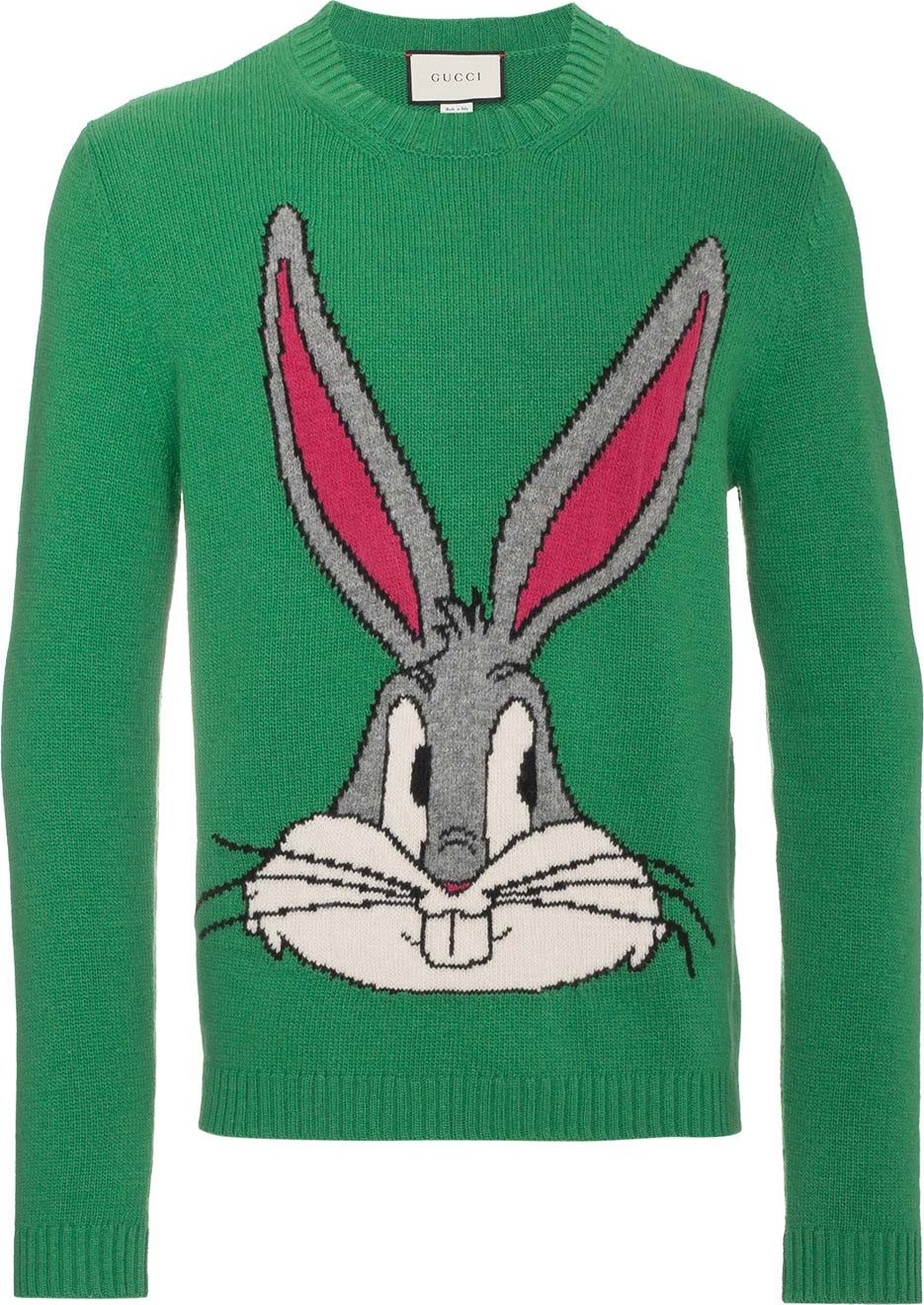 Gucci Bugs Bunny Guccy knitted wool sweater