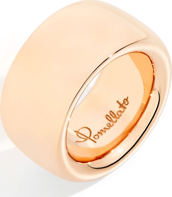 Pomellato 18k Rose Gold ICONICA Maxi Band Ring, Size 7