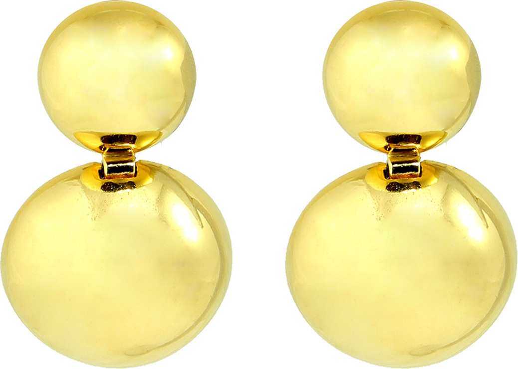 Ben-Amun Round Clip-On Drop Earrings