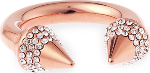 Vita Fede Titan Crystal Ring, Rose Golden