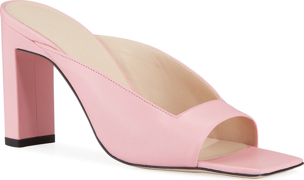 Wandler Isa Angular Leather Sandals