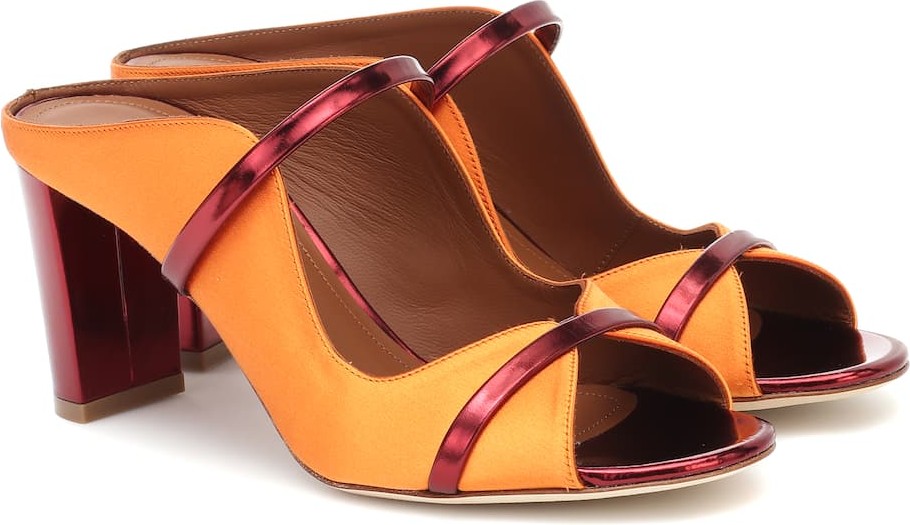 Malone Souliers Norah 70 satin mules