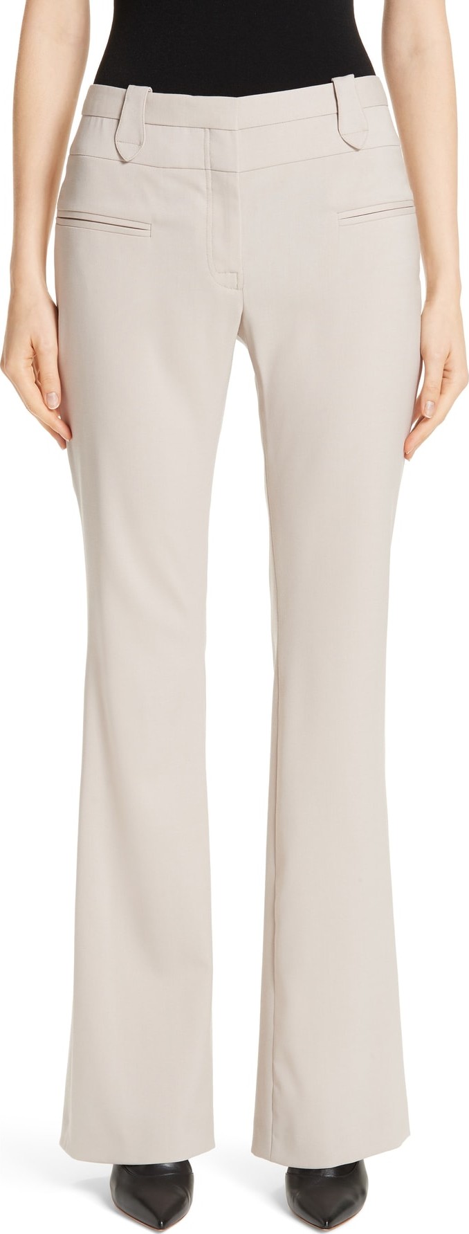 Altuzarra Serge Wide Leg Stretch Wool Pants