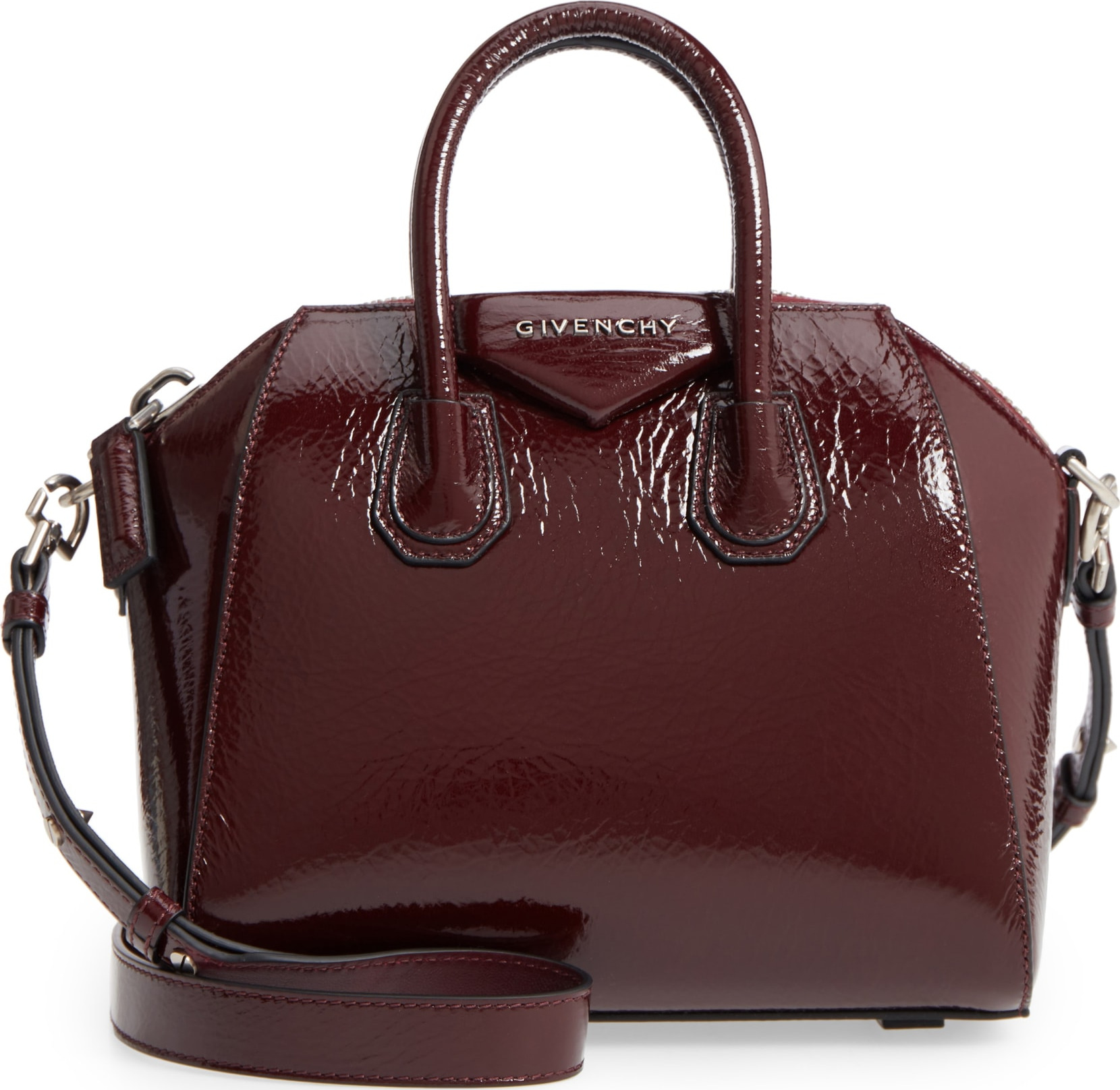 Givenchy Mini Antigona Patent Leather Satchel