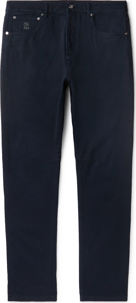 Brunello Cucinelli Slim-Fit Stretch-Denim Jeans