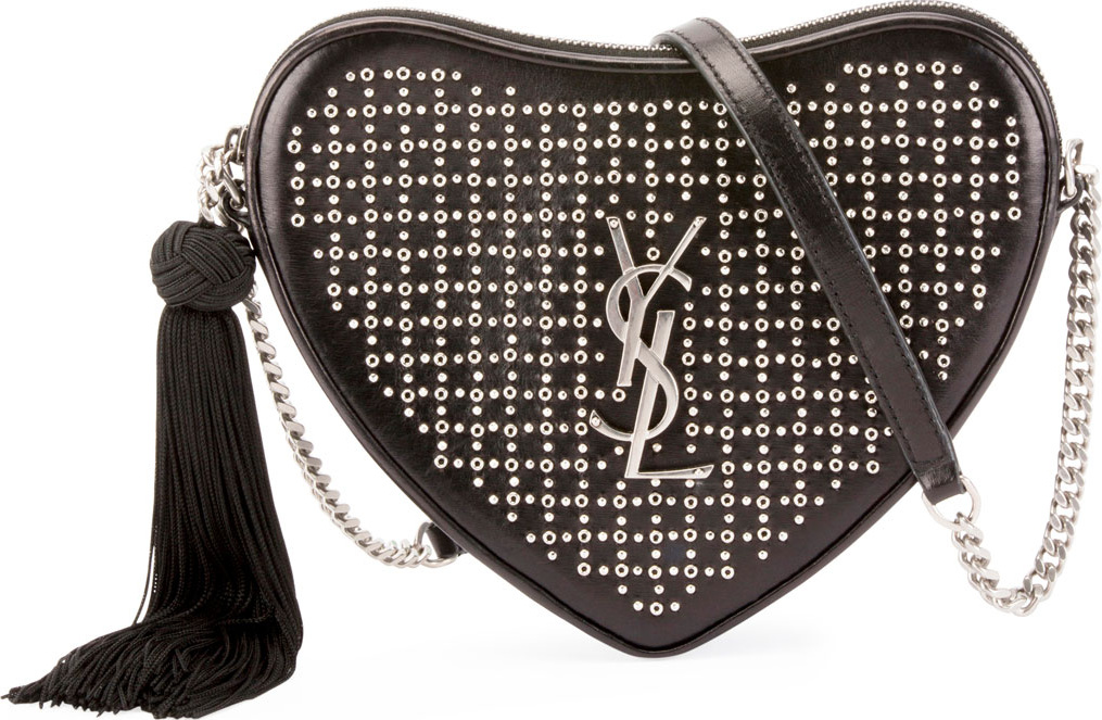 Saint Laurent Sac Coeur Small Heart Crossbody Bag