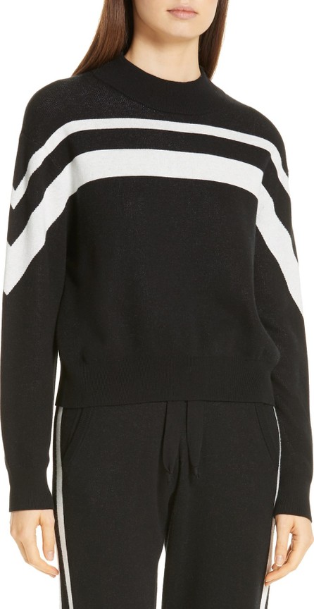 ATM Anthony Thomas Melillo Metallic Stripe Cashmere Blend Sweater ATM Anthony Thomas Melillo Metallic Stripe Cashmere Blend Sweater