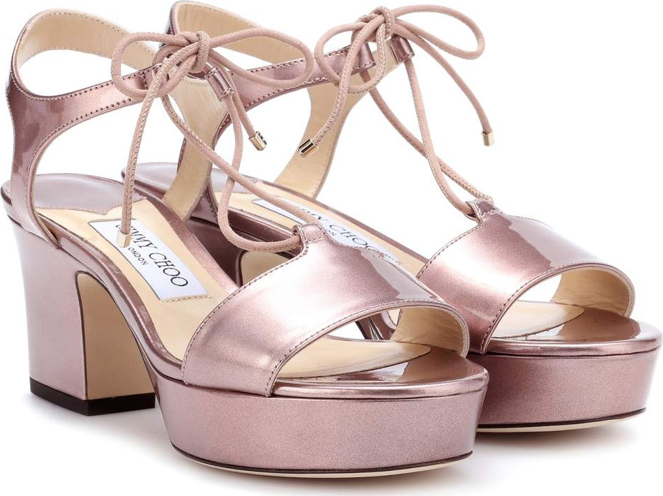 Jimmy Choo Belize 65 patent leather sandals