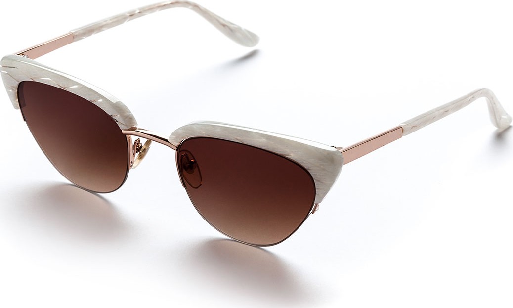 Sunday Somewhere Pixie Acetate & Metal Cat-Eye Sunglasses