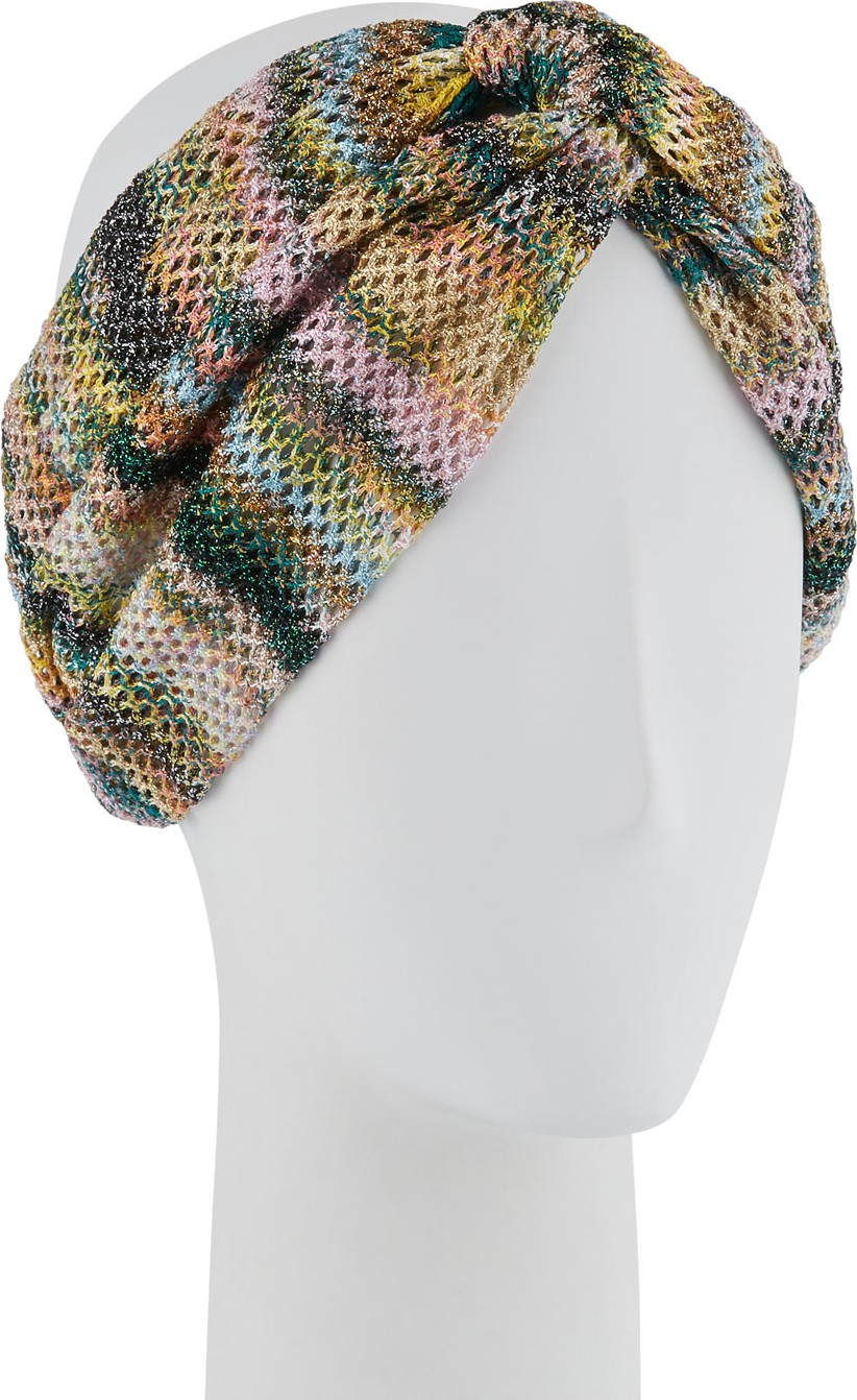 Missoni Open-Knit Knotted Headband