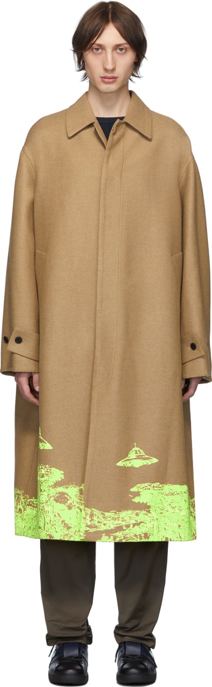 Valentino Tan Undercover Edition Time Traveller Coat