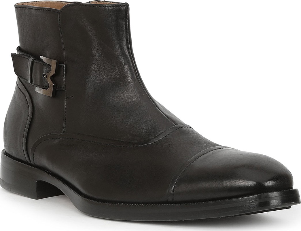 Bruno Magli Men's Arcadia Leather Buckle Ankle Boots