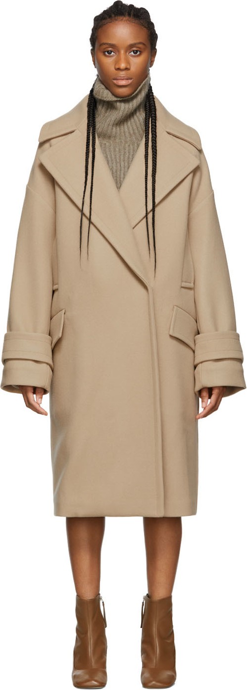Sportmax Beige Dumbo Coat