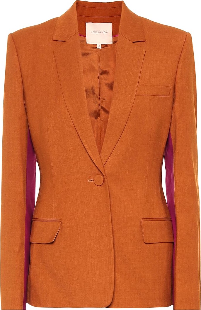 Roksanda Loa wool-blend blazer