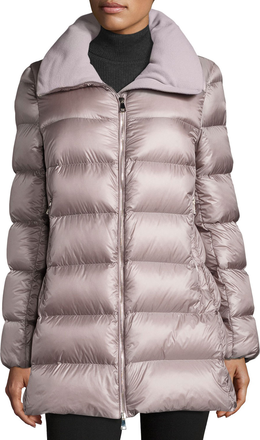 Moncler Torcyn Quilted Wool-Lined Puffer Coat