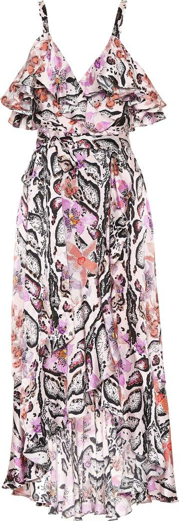 Temperley London Printed silk dress