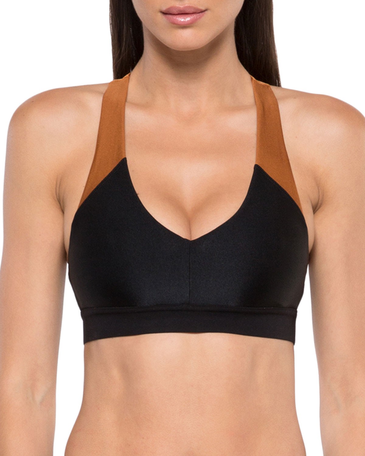 KORAL Bunji Colorblock Racerback Sports Bra