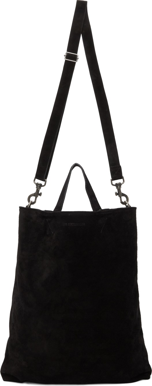 Ann Demeulemeester Black Suede Tote