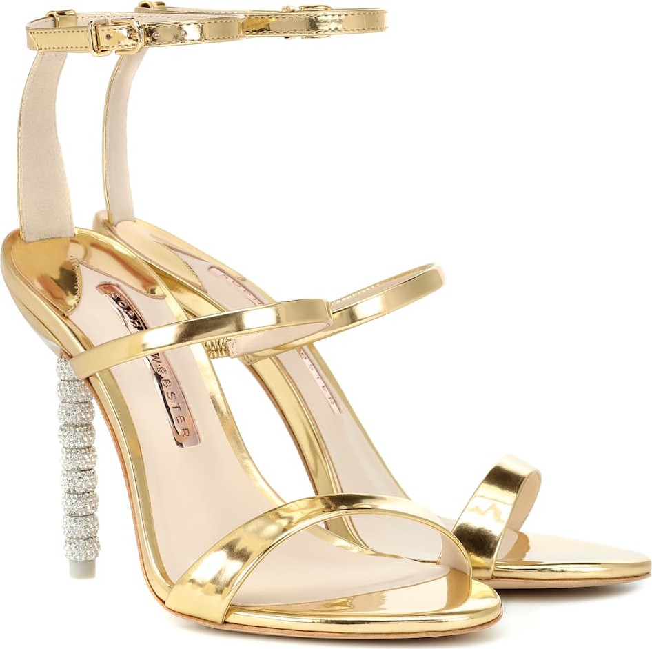 Sophia Webster Rosalind crystal-embellished leather sandals