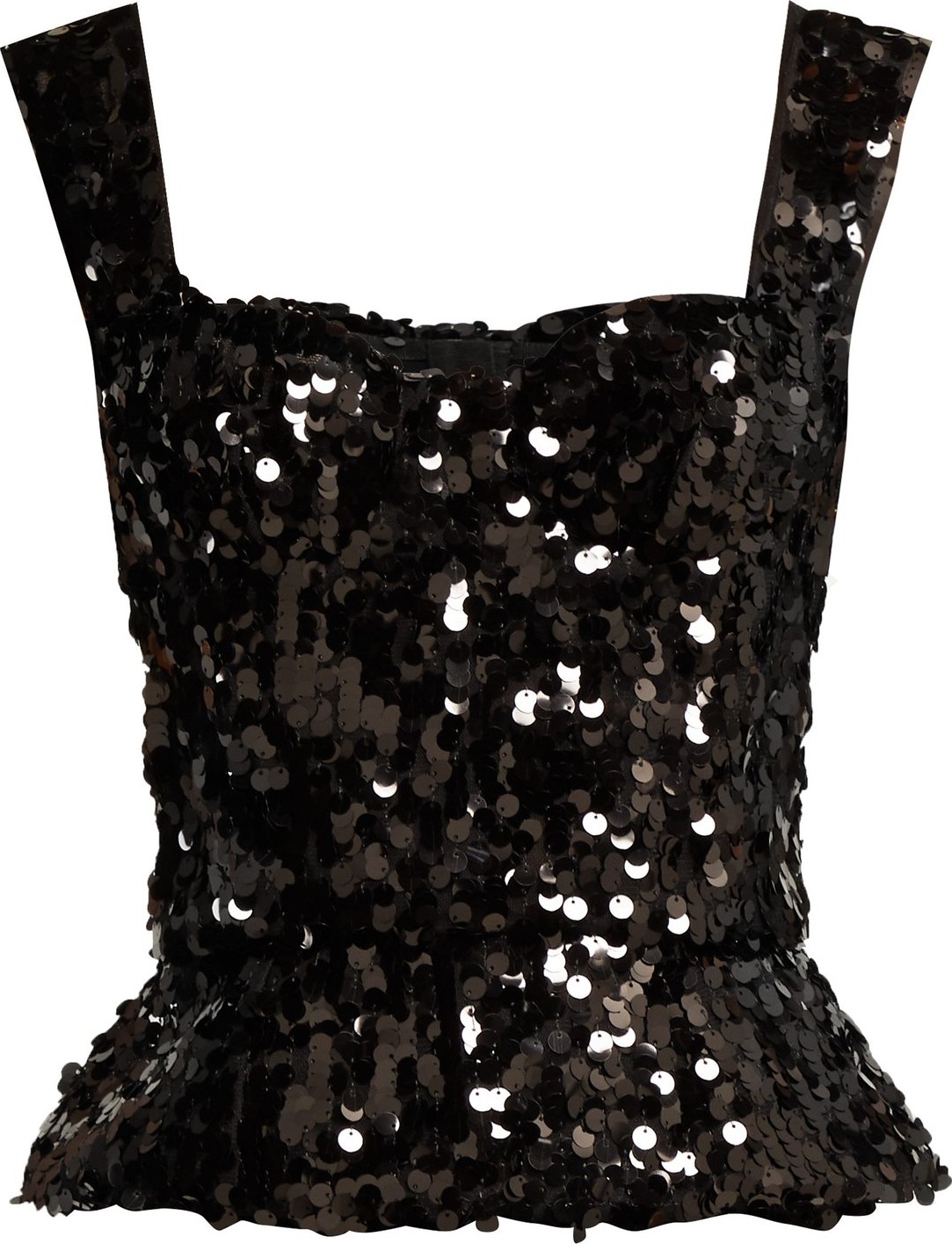 Dolce & Gabbana Sequinned peplum top