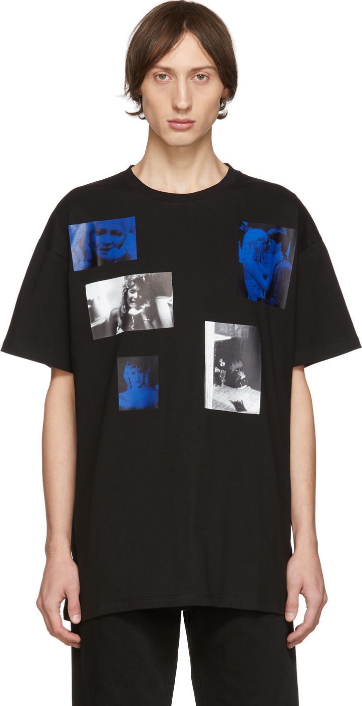 Raf Simons Black Six Picture T-Shirt