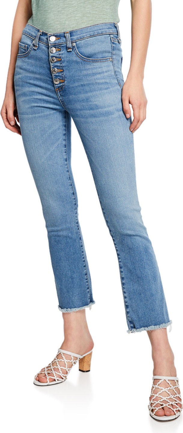 Veronica Beard Carolyn Baby Boot-Cut Jeans