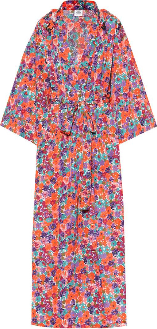 Vetements Floral-print raincoat