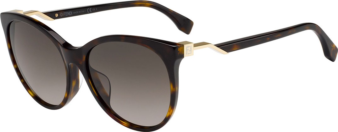 Fendi Round Gradient Sunglasses