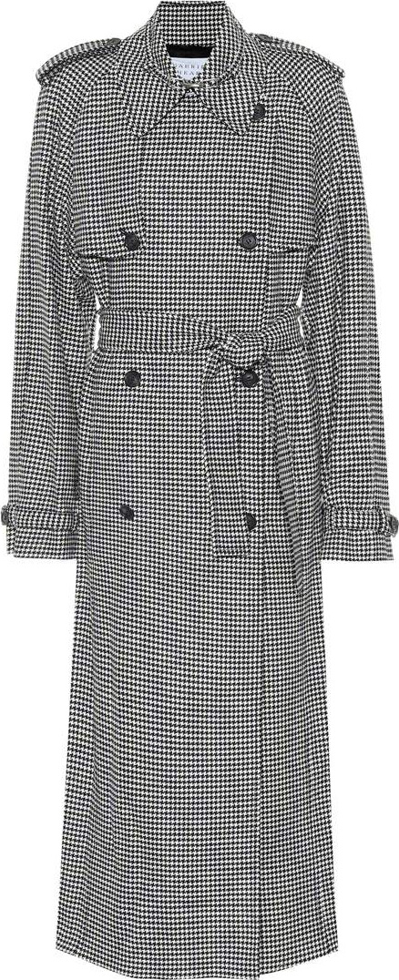 Gabriela Hearst Lorna houndstooth wool and cashmere coat