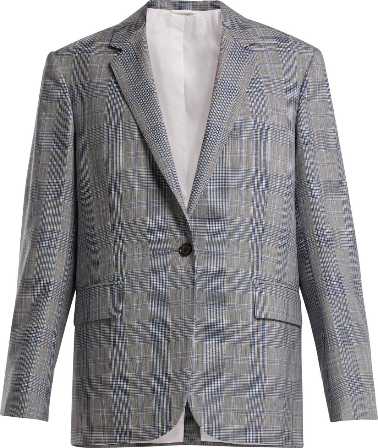 Calvin Klein 205W39NYC Windowpane check wool blazer