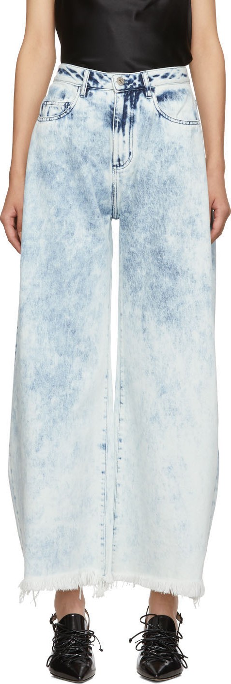 Marques'Almeida Blue Denim Boyfriend Jeans