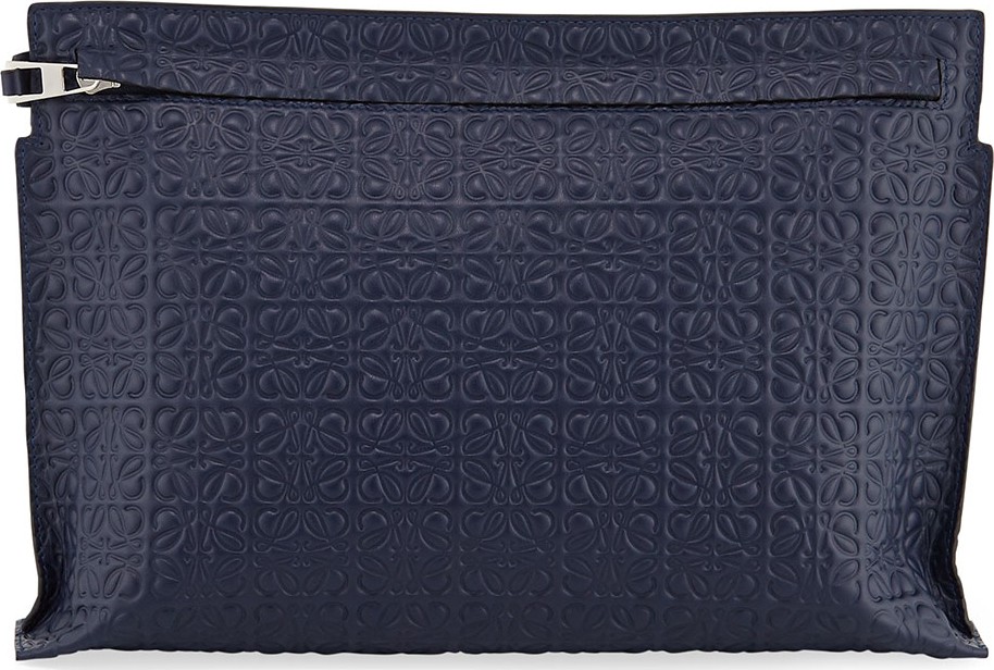 LOEWE T Pouch Repeat Clutch Bag