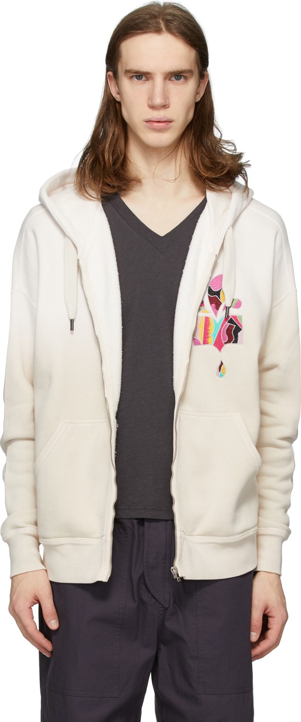 Isabel Marant Off-White Mikoas Zip Hoodie