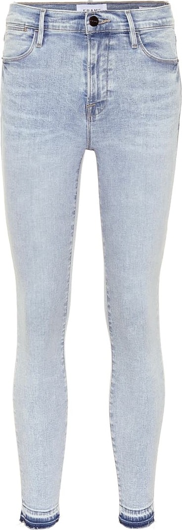 FRAME DENIM Le Crop high-rise skinny jeans FRAME DENIM Le Crop high-rise skinny jeans