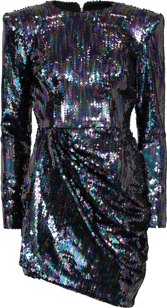 Alex Perry Iris sequined mini dress