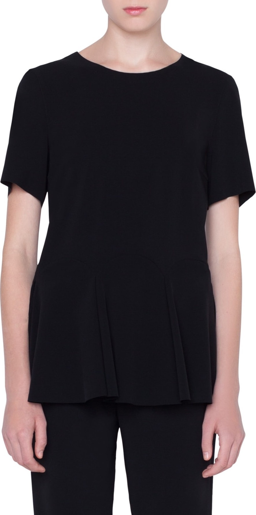 Akris Punto Peplum Blouse