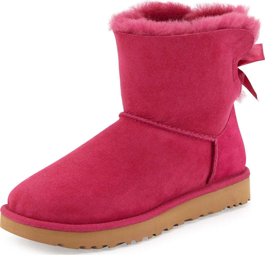 UGG Mini Bailey Bow II Shearling Fur Boot