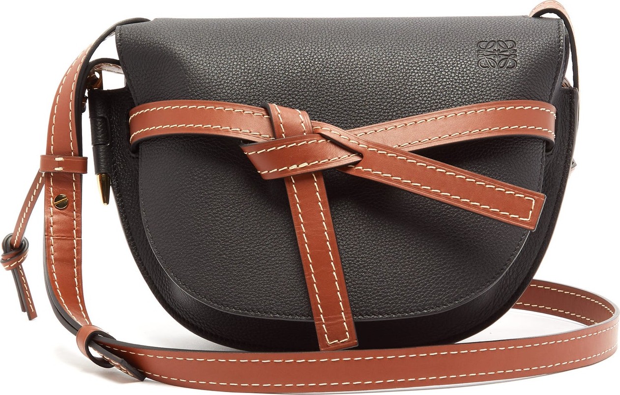 LOEWE Gate small grained-leather cross-body bag