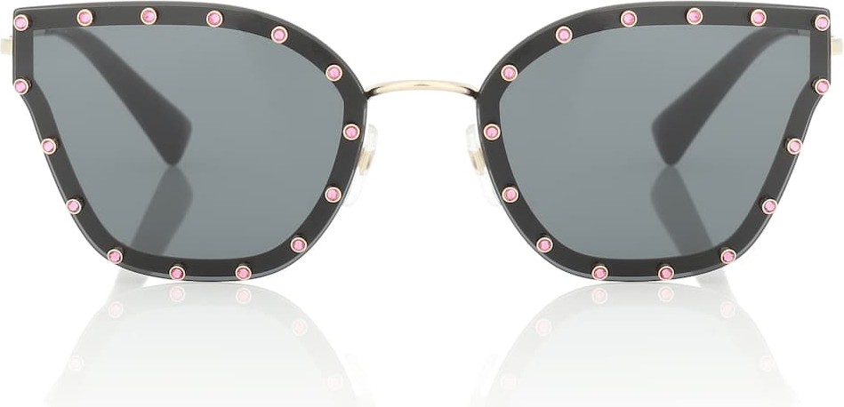 Valentino Embellished cat-eye sunglasses