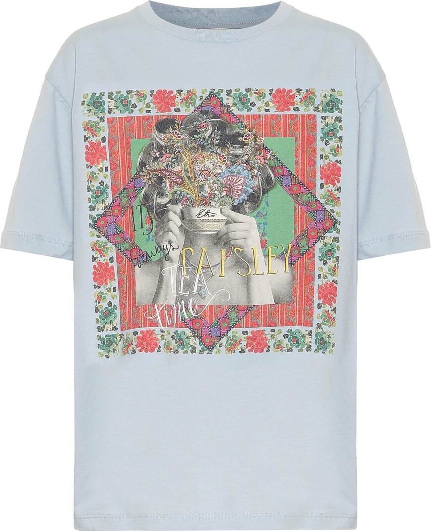 Etro Printed cotton T-shirt