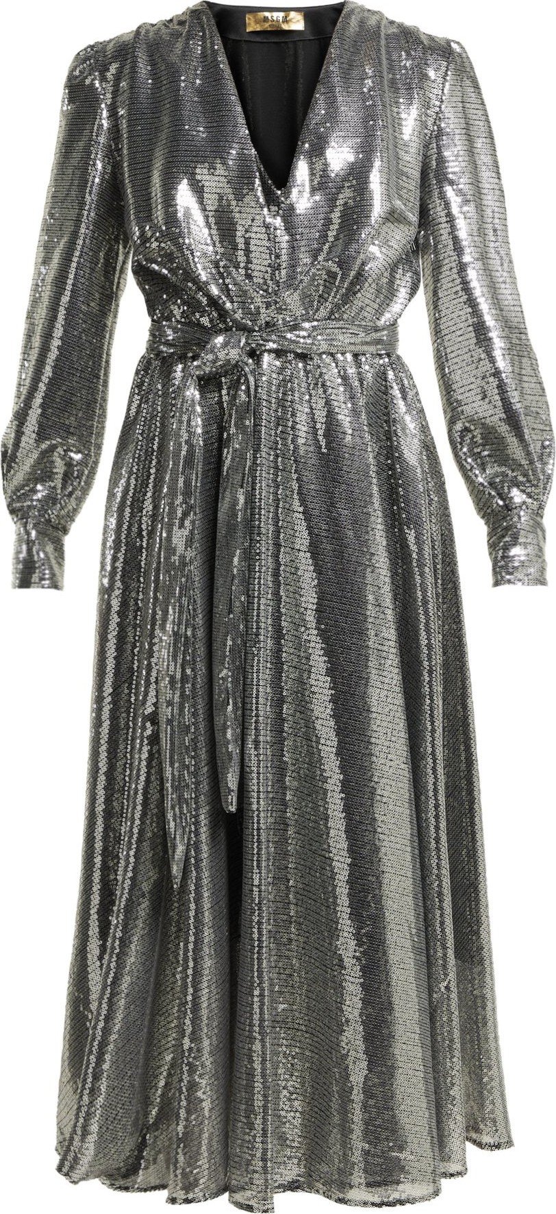 MSGM Sequinned midi dress