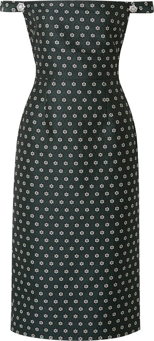 Alexachung off-shoulder sheath dress