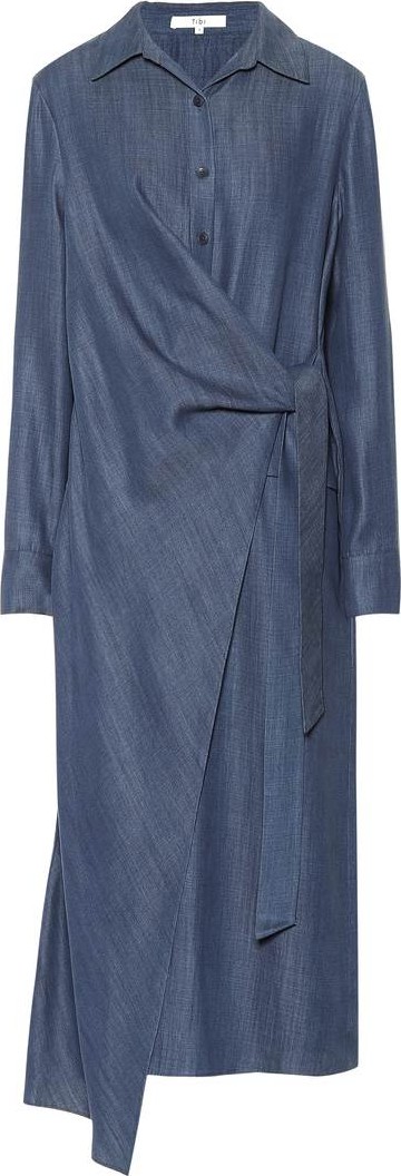 Tibi Chambray shirt dress