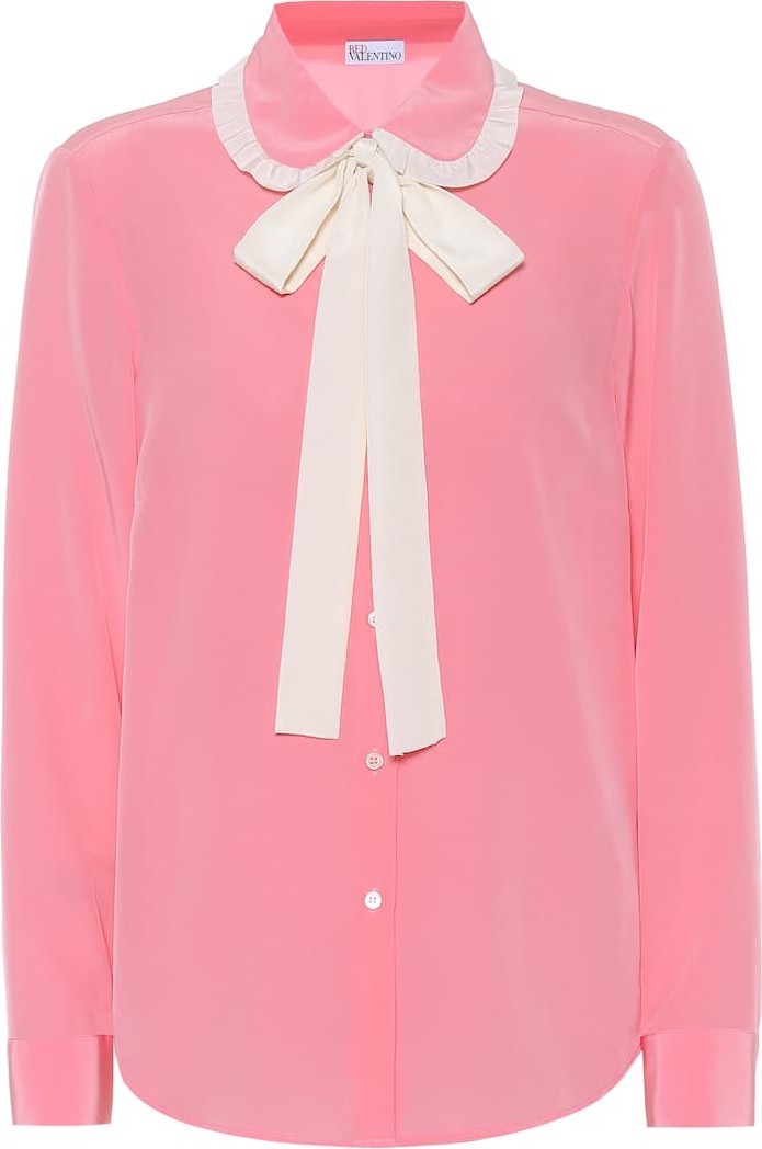 RED Valentino Silk crêpe-de-chine shirt