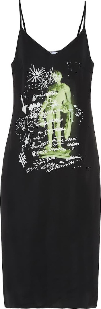 Proenza Schouler PSWL printed stretch slip dress