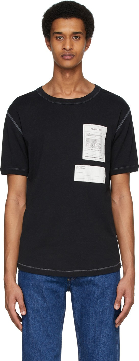 Helmut Lang Black Base Layer T-Shirt