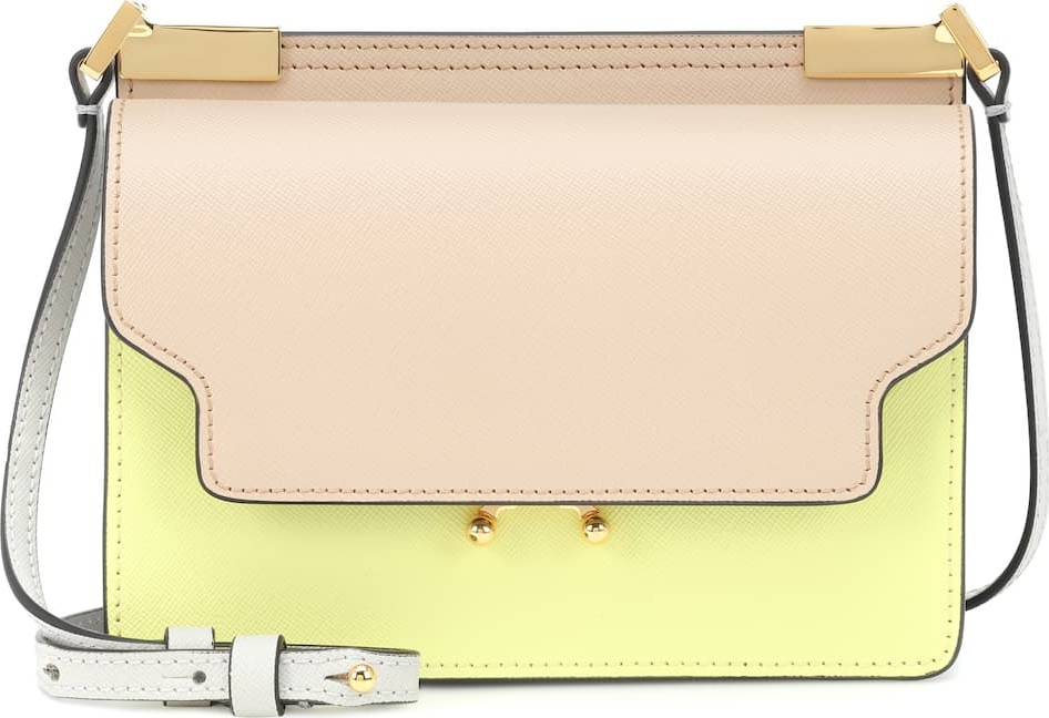 Marni Trunk leather shoulder bag
