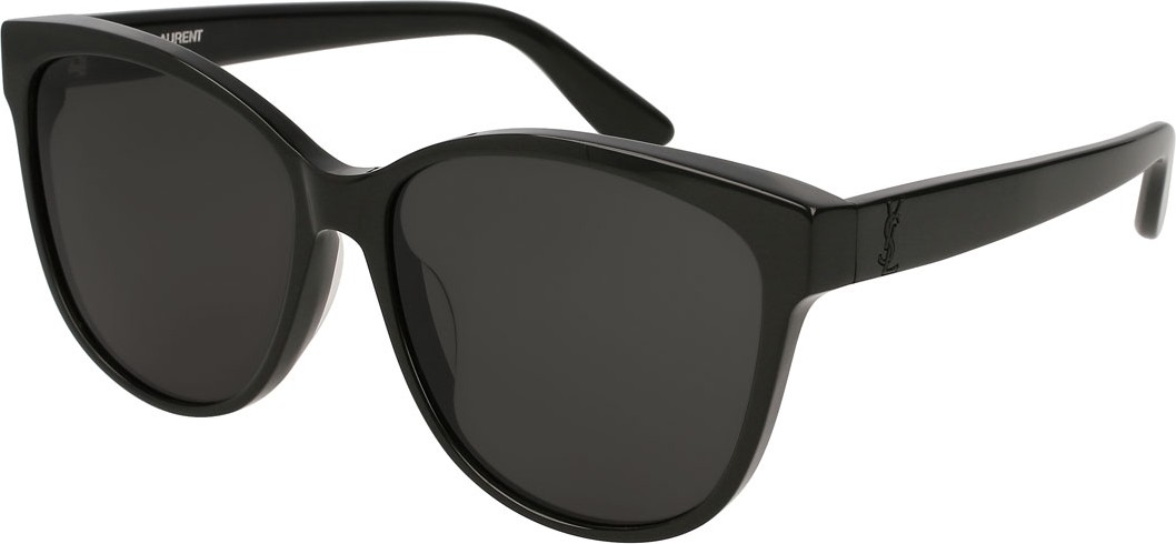 Saint Laurent Cat-Eye Monochromatic Sunglasses, Black Pattern