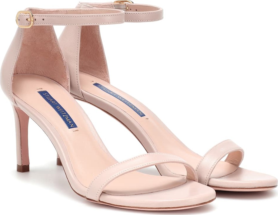 Stuart Weitzman Nunakedstraight leather sandals