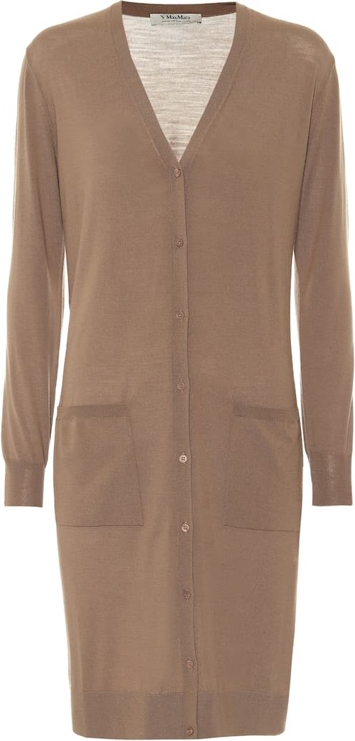 Max Mara Garda longline wool cardigan
